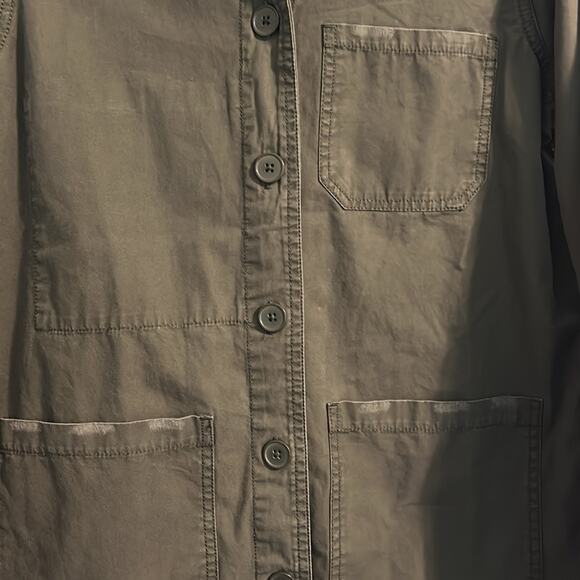 Zara Cargo Jacket Embroidered Back Size Small - Picture 7 of 8